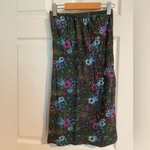 Billabong Floral Strapless Dress w/ POCKETS!